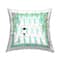 Stupell Industries Cat Mixed with Bunnies Decorative Printed Throw Pillow